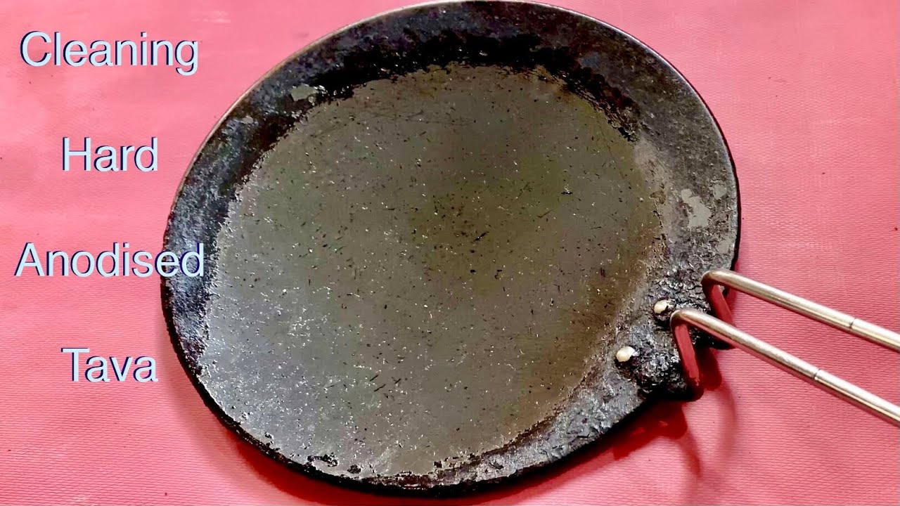 How To Clean Old Anodised Tawa And Precautions For Keeping As A New प र न ऐन ड इज ड तव क सफ ई Youtube