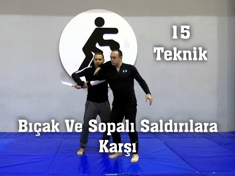 Herkesin Bilmesi Gereken Yakın Savunma Teknikleri - Bıçak Ve Sopalı Saldırılar !