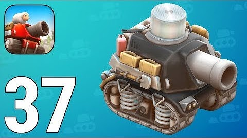 Pico Tanks Gameplay Walkthrough Part 37 - Black Slinky Cannon Tank [iOS/Android Games]