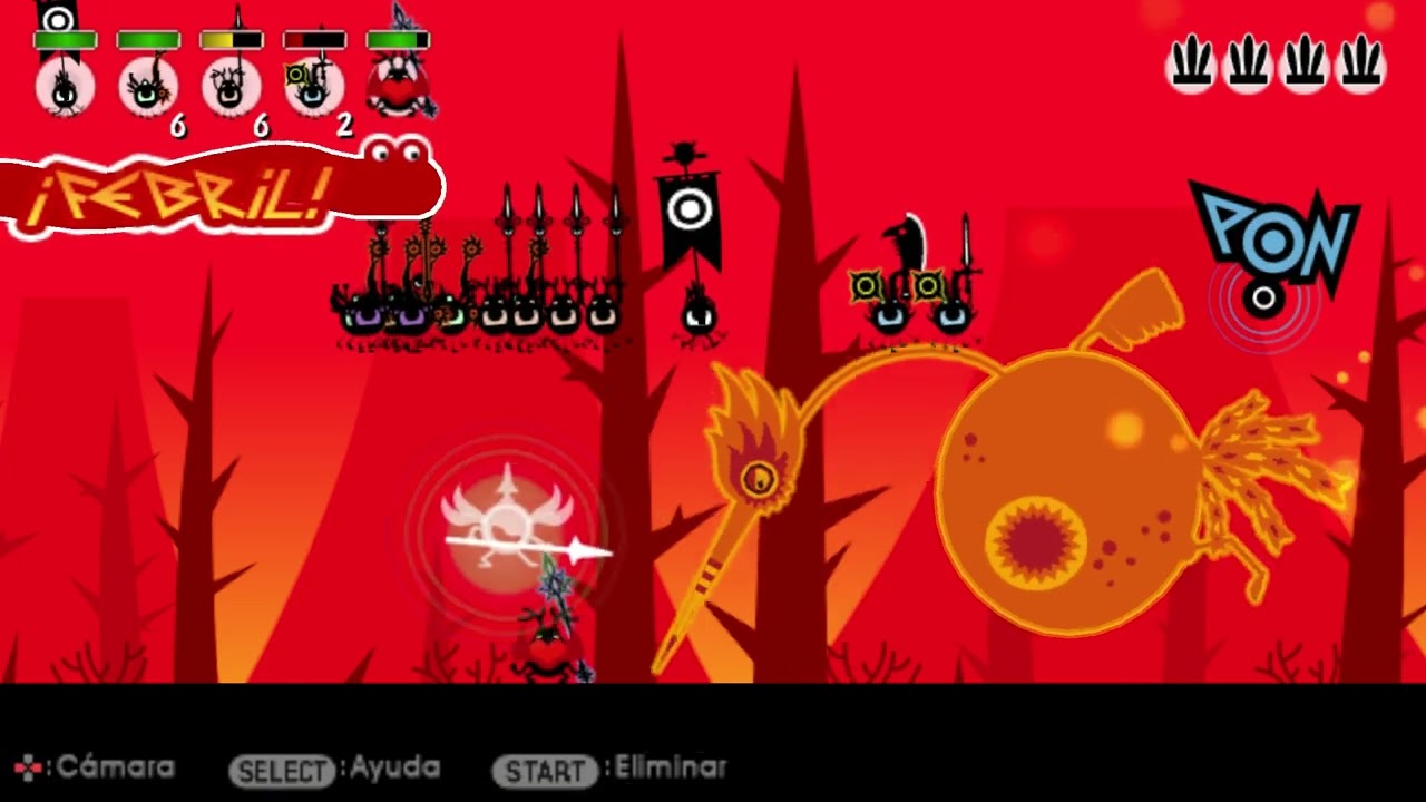 Patapon 2 capitulo 95 Pajaro de fuego Fenicchi nivel 3 | Gameplay