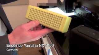 Yamaha NX-P100 Portable Bluetooth Speaker (Black) Enceinte portable Yamaha NX-P100