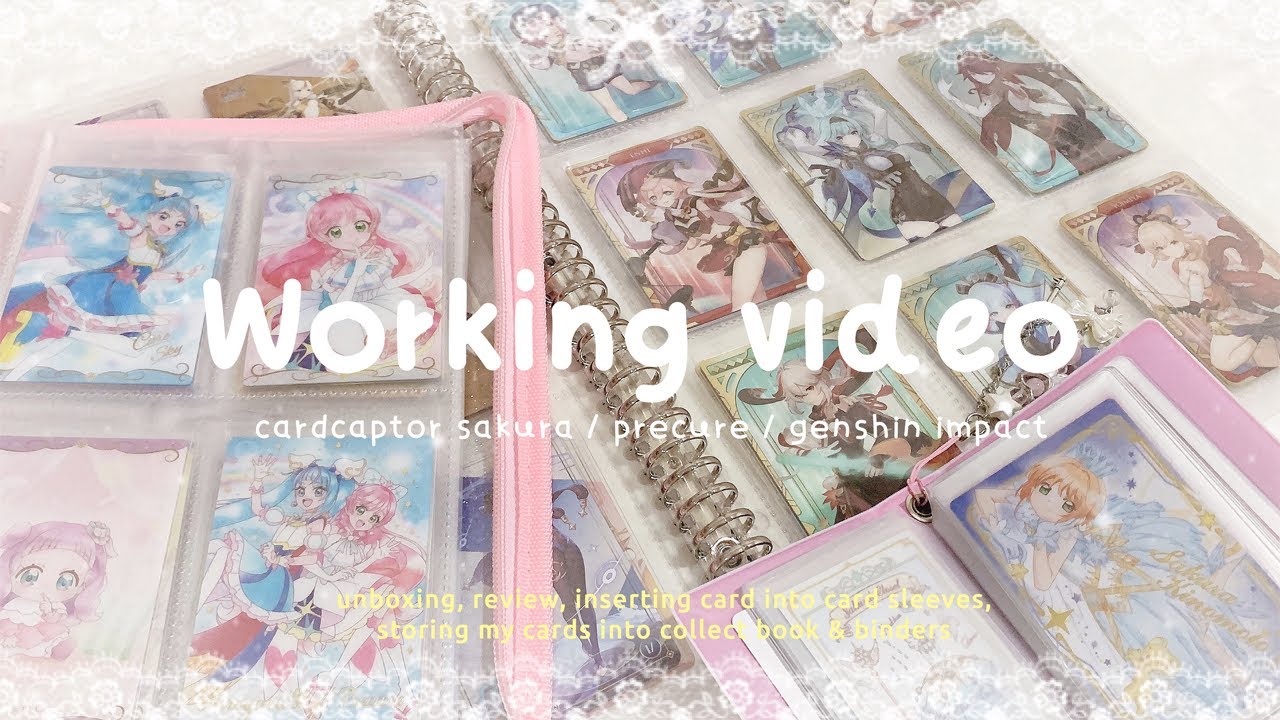 🌈【𝐖𝐨𝐫𝐤𝐢𝐧𝐠 𝐯𝐢𝐝𝐞𝐨】กินการ์ดเป็นอาหาร | Cardcaptor sakura, Precure, Genshin impact