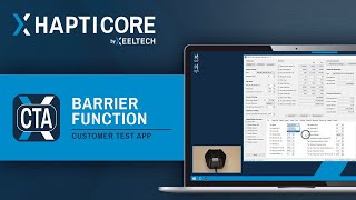 Setting your First Barrier | HAPTICORE Customer Test App