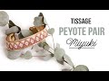 Apprendre le tissage peyote pair  tutoriel dbutant bracelet miyuki