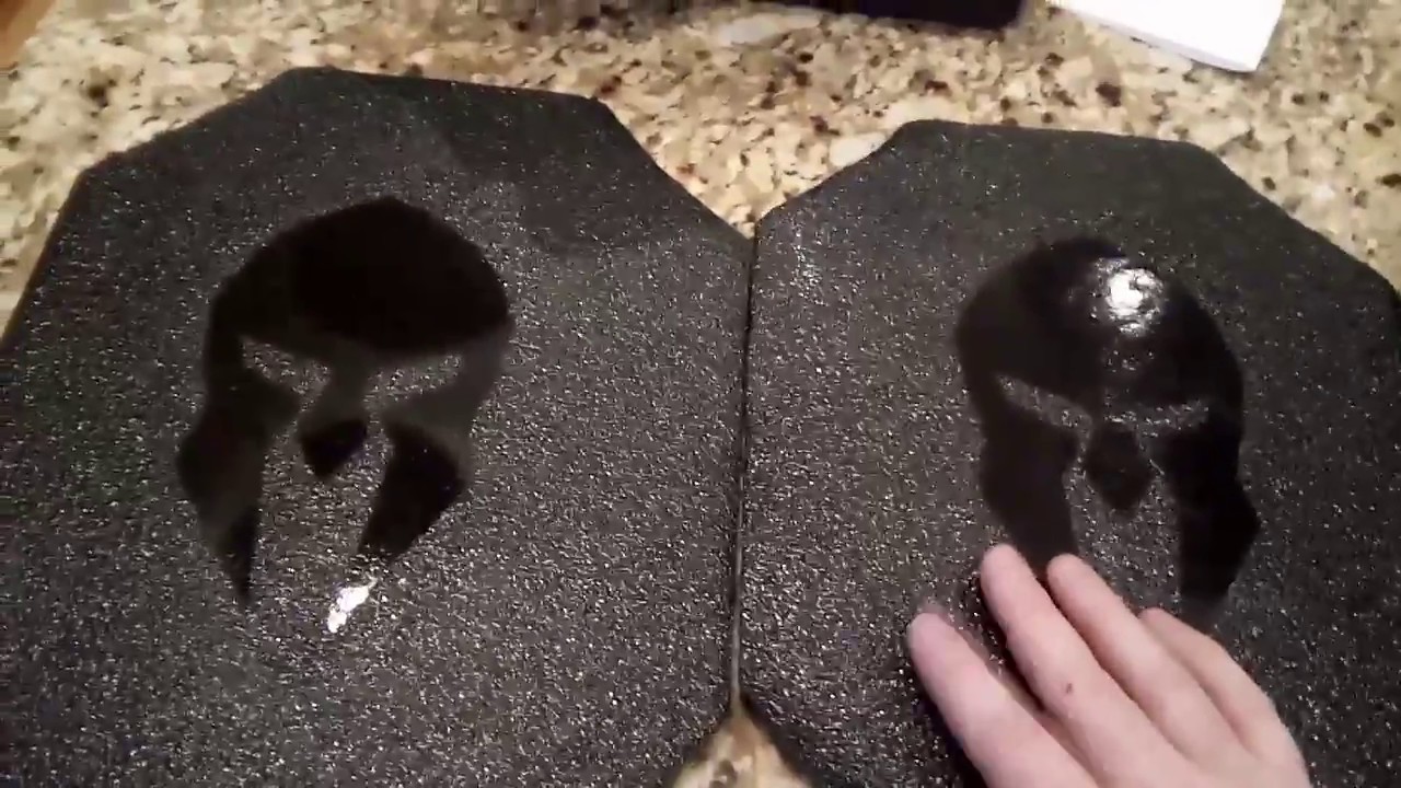 AR550 BODY ARMOR 10X12 Triple Curve Full Frag Coating YouTube