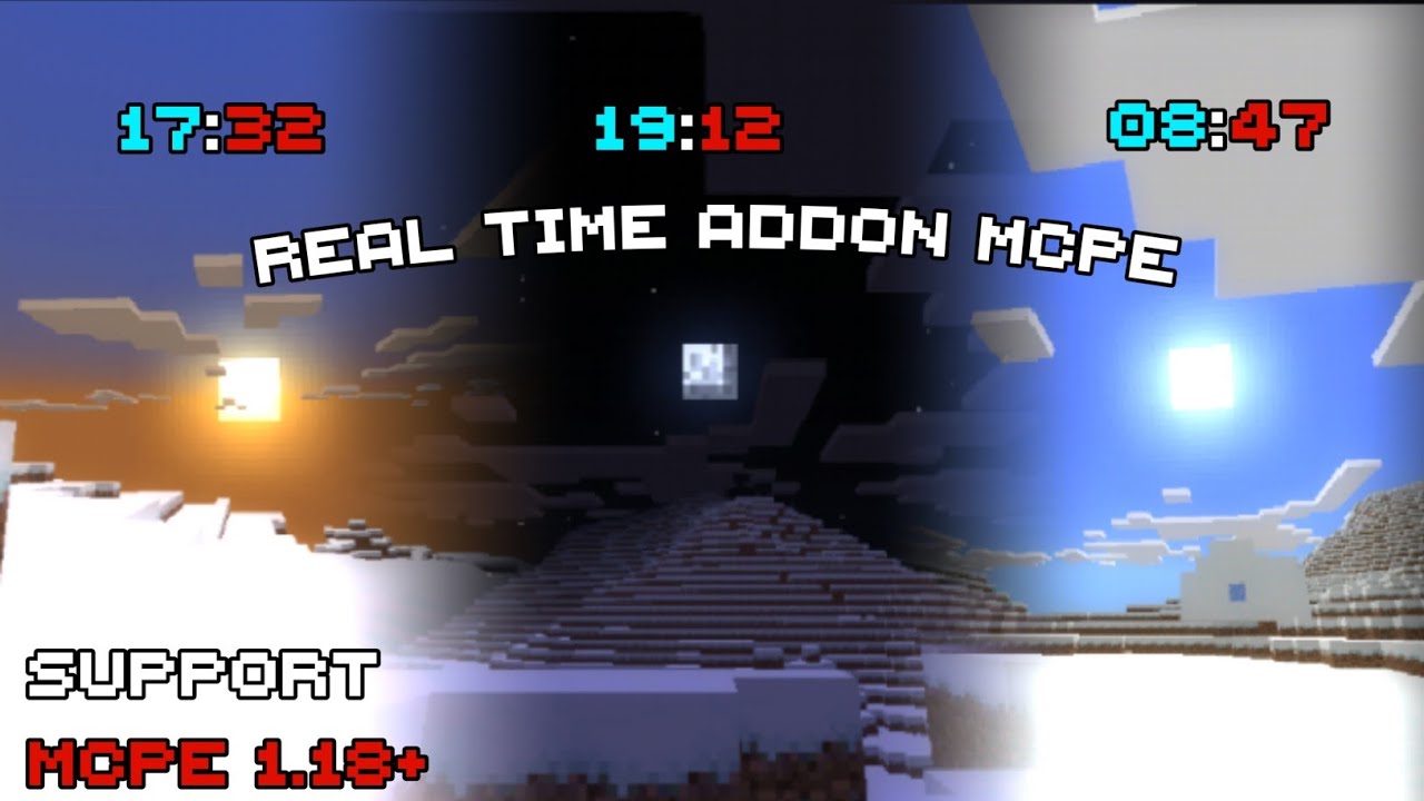 RealTime Clock Addon | Support MCPE 1.18+