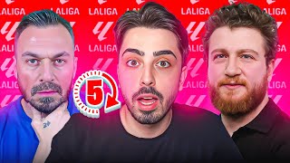 Oyuncu Seçmek İçin 5 Saniye Var La Liga Süre Sınırlı Üçlü Rebuild