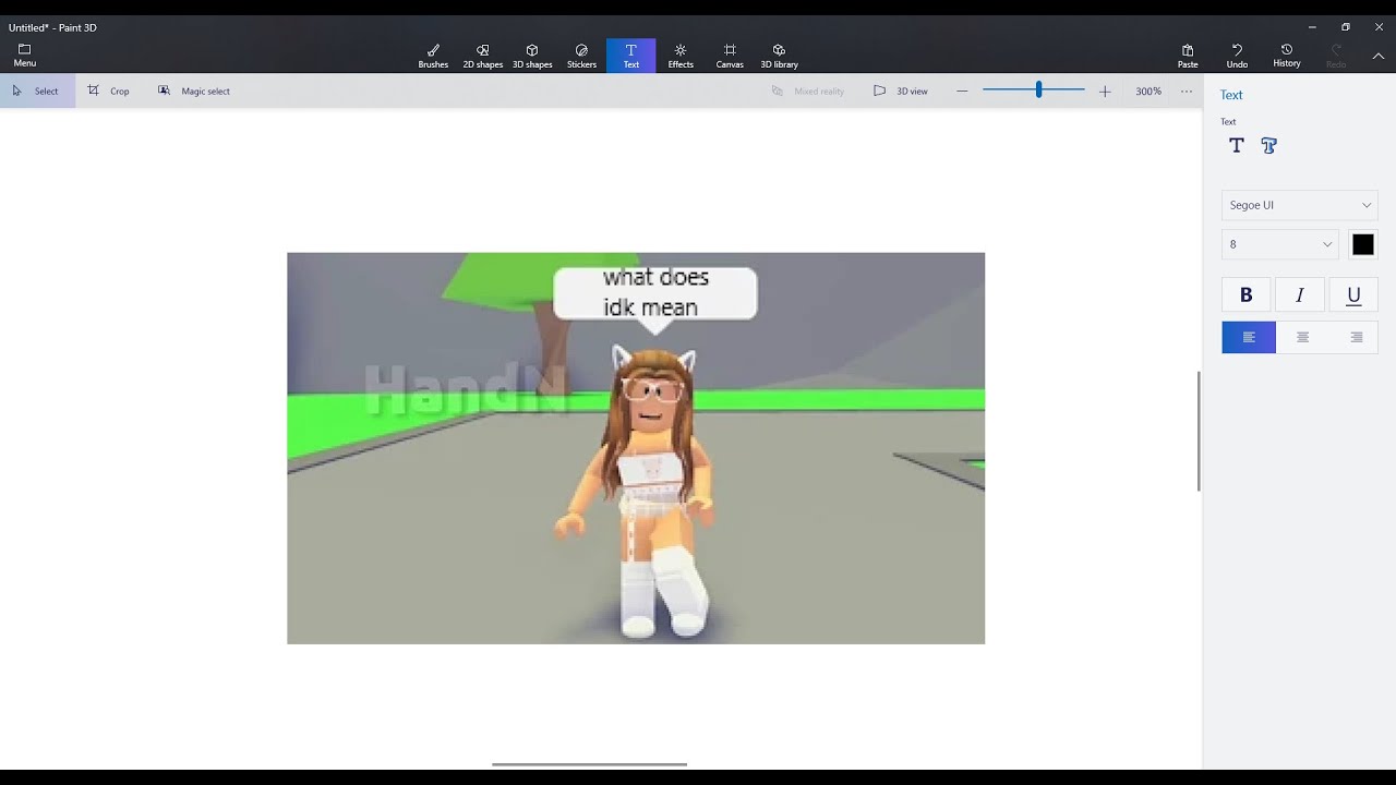 What does "IDK" mean? (meme) ROBLOX YouTube