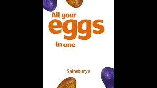 Sainsburys Easter Eggs