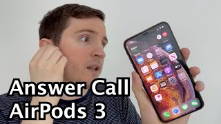 AirPods (3rd Gen) How to Answer Call or Hang Up Phone! screenshot 5