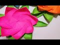 How to makes papers flowers 🌺🌸🌻/របៀបធ្វើផ្កាក្រដាស