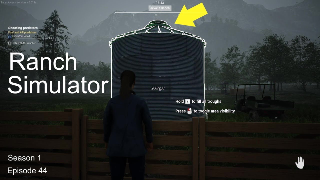 Ranch Simulator Bought Metal And Concrete To Make My Granary Silo