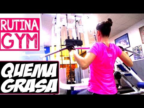 RUTINA GYM PARA QUEMAR GRASA | Ejercicios de CARDIO y FUERZA para ADELGAZAR y TONIFICAR