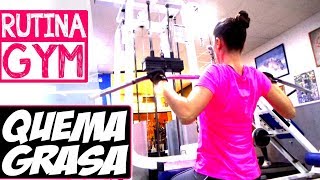 inventar Anémona de mar Sur RUTINA GYM PARA QUEMAR GRASA | Ejercicios de CARDIO y FUERZA para ADELGAZAR  y TONIFICAR - YouTube