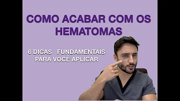 Quanto tempo demora para sair um hematoma roxo?