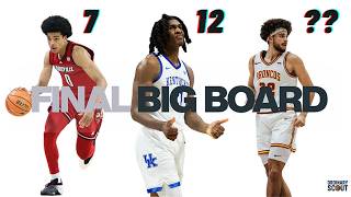 FINAL NBA Draft Big Board | Top 60