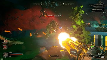 Deep Rock Galactic: Glyphid Praetorian Spit Attack Bug 1
