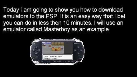 How to put Emulators on the OFW PSP