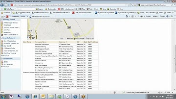 CRM OnDemand with Google Maps