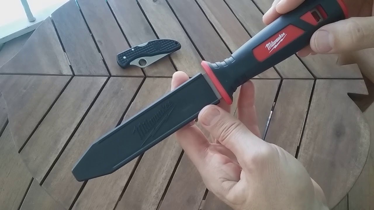 Unbelievable knife value Milwaukee "Duct" knife! Boating knife now