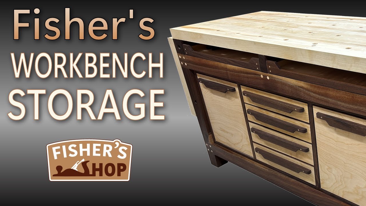 Woodworking Fisher's Workbench Storage YouTube