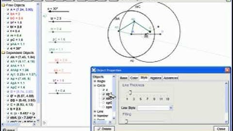 Strandbeest LegA  E GeoGebra Construction