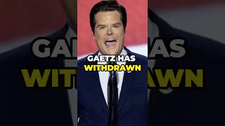 Matt Gaetz Withdraws as Trump's AG Nominee Amid Scandal