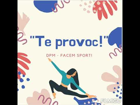 "Te provoc!" - DPM - exercitii fizice prescolari