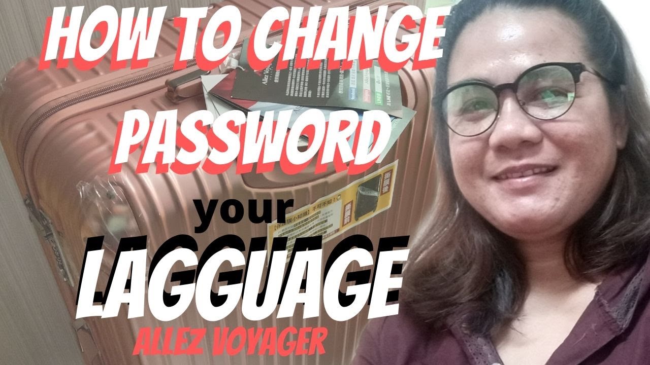 EASY WAY HOW TO CHANGE PASSWORD LOCK OF LAGGUAGE / ALLEZ VOYAGER YouTube