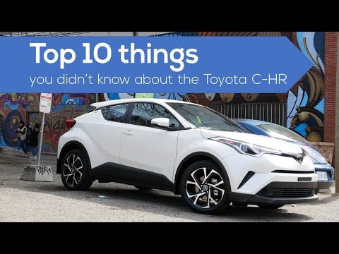 Top 10 things about the #Toyota CHR crossover / suv
