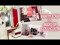 VANITY TOUR & MAKEUP COLLECTION | Dressing Table Tour | The Twin Sisters