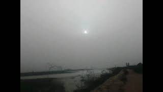 شاهد الغبار يغطي الشمس صور من مصب واد سوس