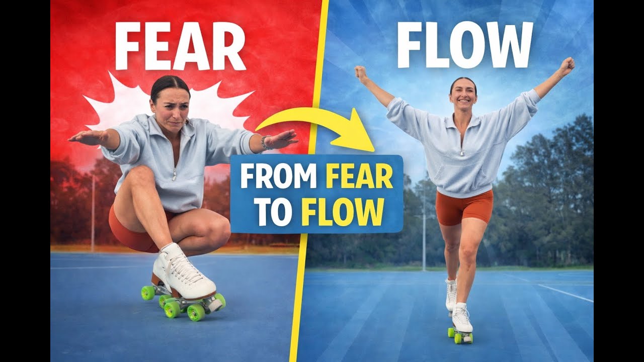 Как преодолеть страх падения на роликовых коньках