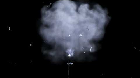 slow mo light bulb explosion