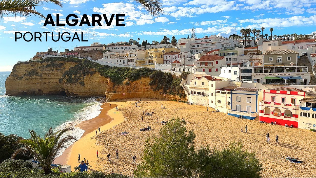 [4K]🇵🇹 Откройте для себя Алгарви, Португалия: скрытый прибрежный рай Европы, лучшие пляжи🏖️ 2025