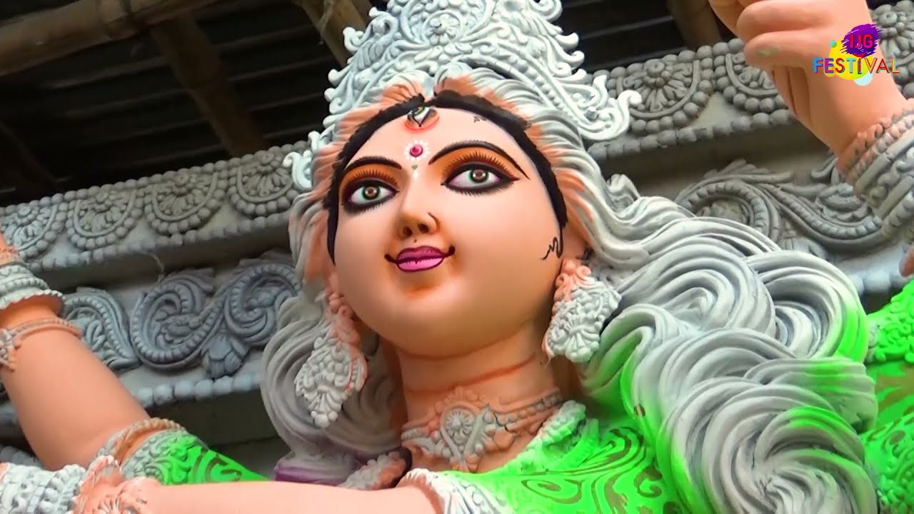 Durga idol making in ghurni 2021