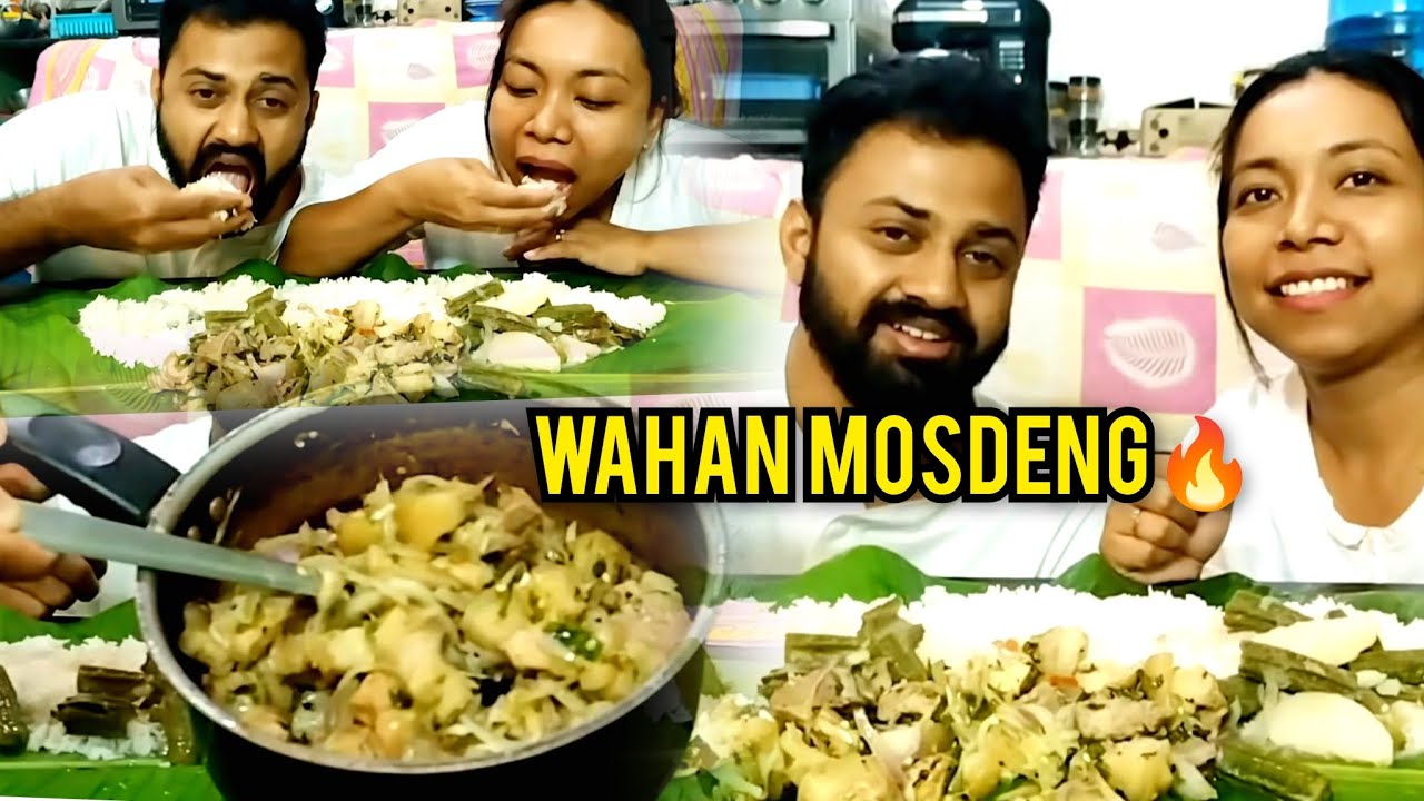 Wahan Mosdeng Mukbang 🔥| Tiprasa dish| Muiborok #tiprasa #tripuri 