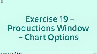 Exercise 19 - Productions Window   Chart Options screenshot 2