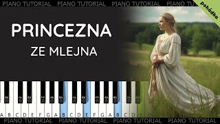 Princezna ze mlejna - Vím jedno návrší - Vím jedno oudolí - Jdu cestou necestou (piano tutorial)