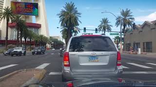 Uber Pickup and Drop Off location at the Stratosphere in Las Vegas.