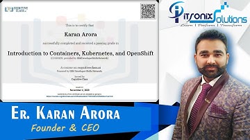 IBM, edX and Coursera Certification on Introduction to Containers, Kubernetes, and OpenShift - #IBM