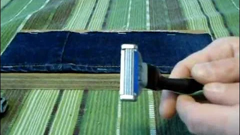 How to Sharpen a Razor Blade