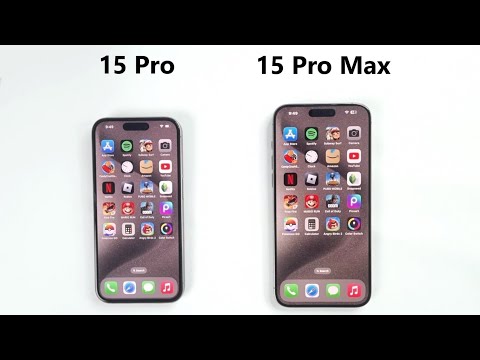 iPhone 15 Pro vs 15 Pro Max - SPEED TEST!