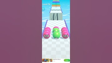 Ball Run 2048 Gameplay walkthrough part All levels #shorts