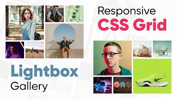 How to Create a Responsive Lightbox Gallery | CSS Grid Gallery