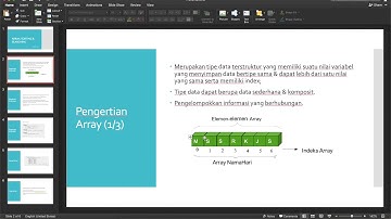 Algoritma & Struktur Data (Array Part 1)