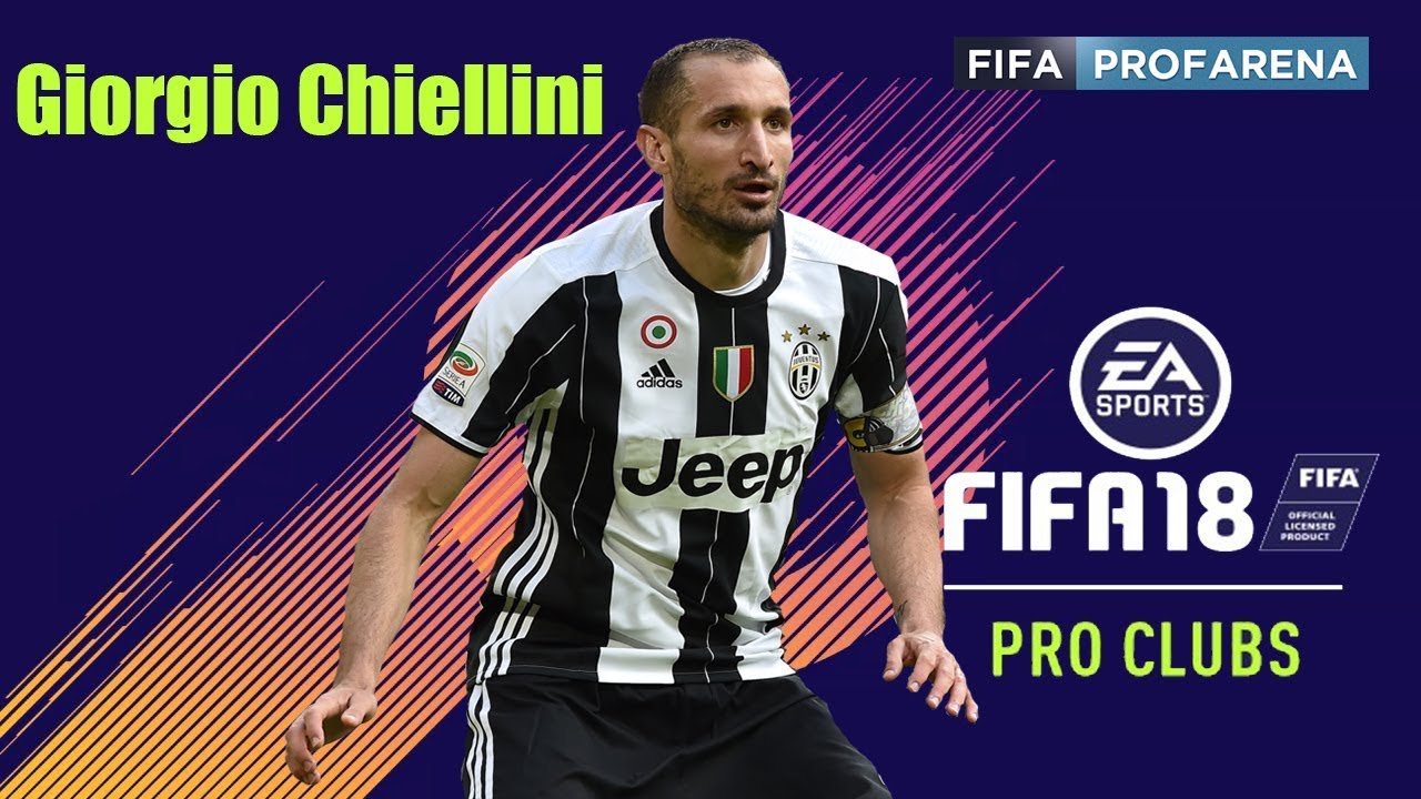 FIFA 18 PRO Club  Giorgio Chiellini Face