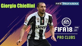 FIFA 18 PRO Club  Giorgio Chiellini Face