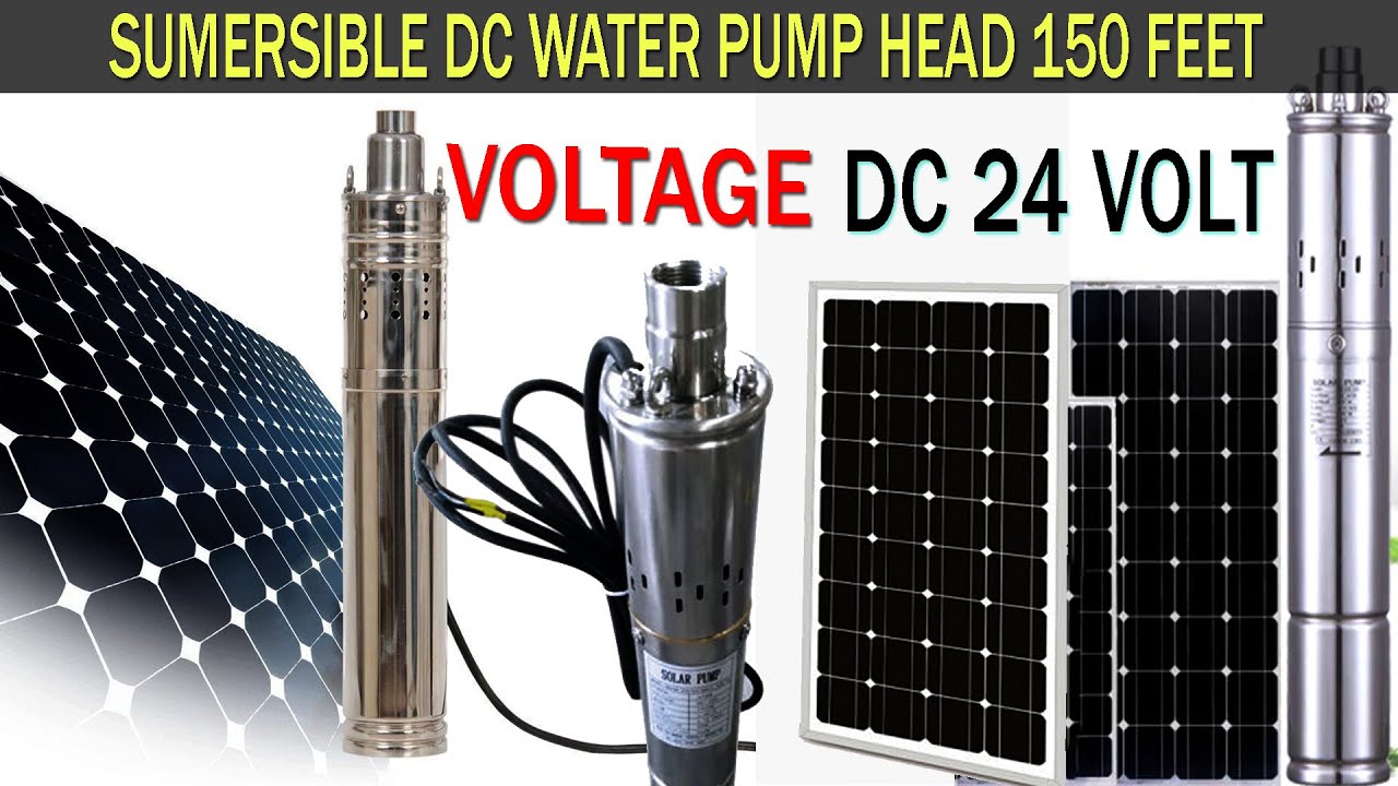 Details about   DC 24V Submersible Water Pump Solar Deep Well Stainless Steel 200W 16L/min USA 