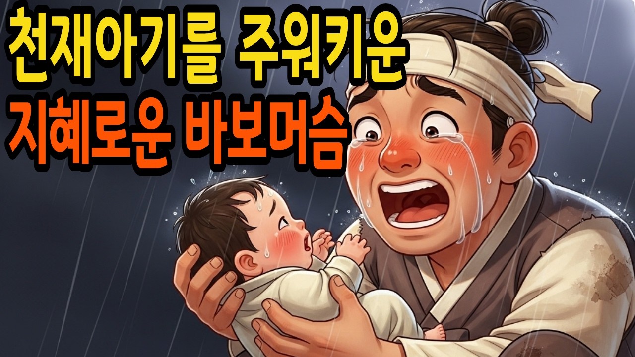 천재아기를주워키운지혜로운바보머슴, 이 아기의 정체는?ㅣ야담 옛날이야기 오디오북 수면동화 전설 민담